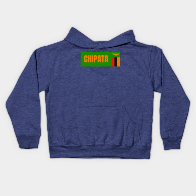 Chipata City in Zambian Flag Kids Hoodie by aybe7elf